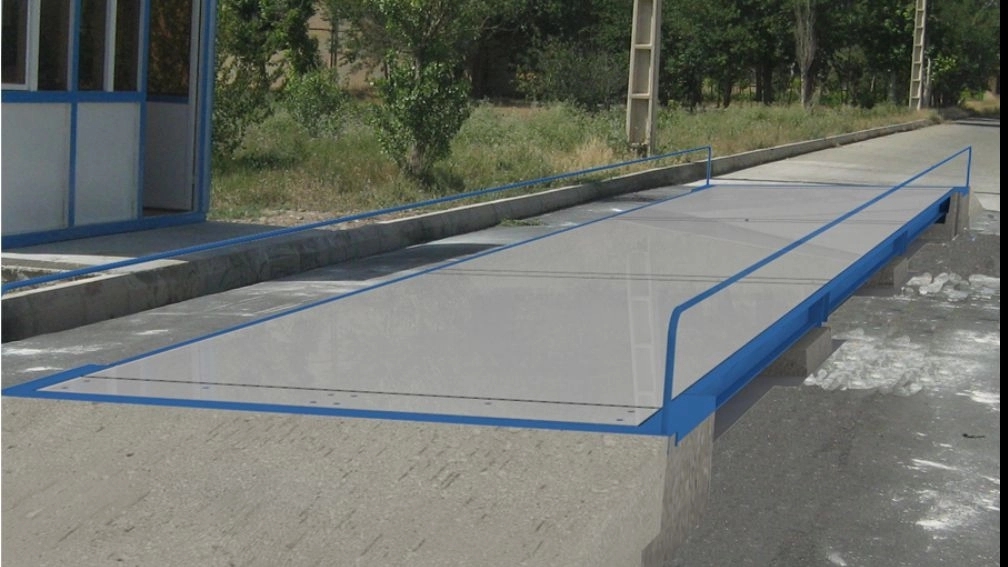 Components of the road scale