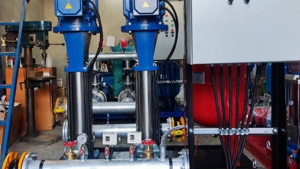 Booster fire pumps measures of Abadis Pump industry in Tehran