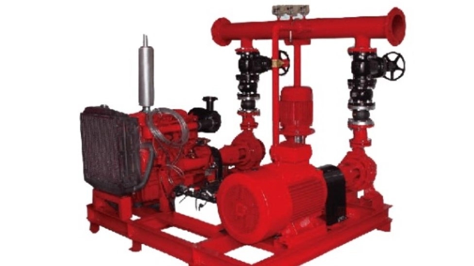 The main components of the booster pump