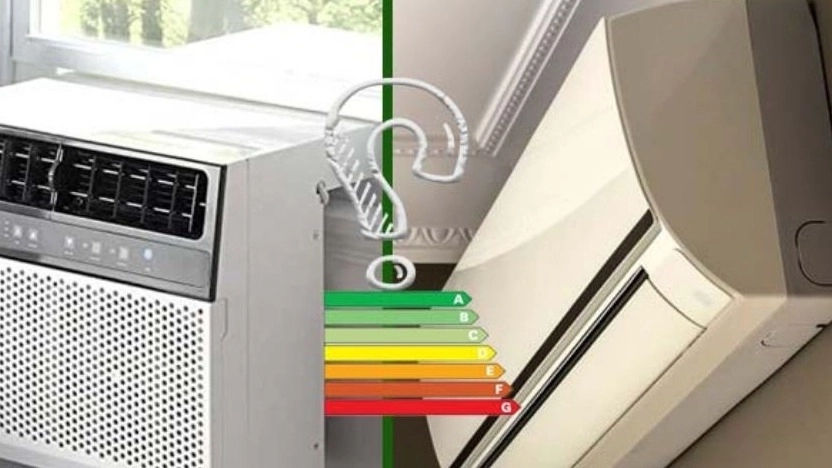 Comparison of electricity consumption of window and split air conditioners