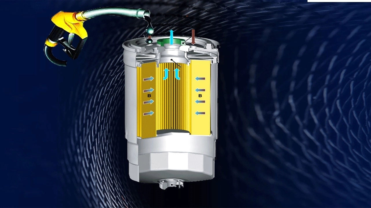 What are the main functions of the diesel filter and what is its use?