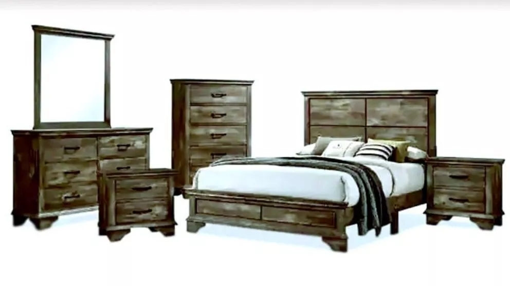What is a bed set and what is it made of?