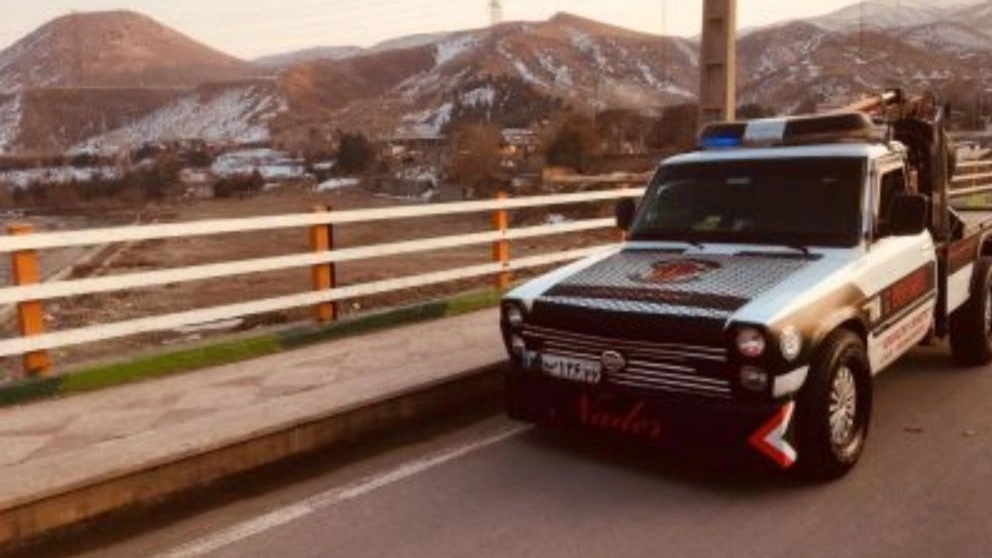 Haraz car towing and rescue on Haraz road