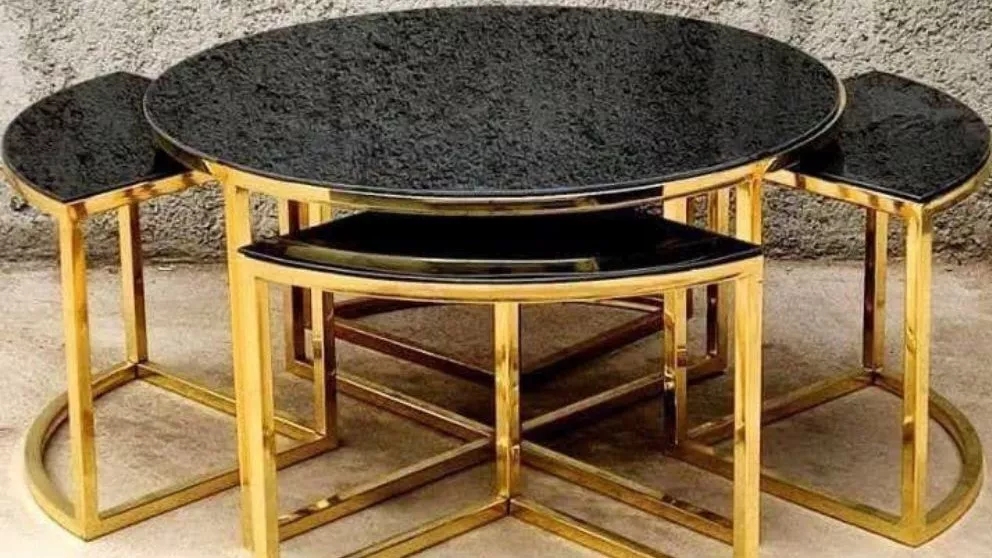 A coffee table with many uses