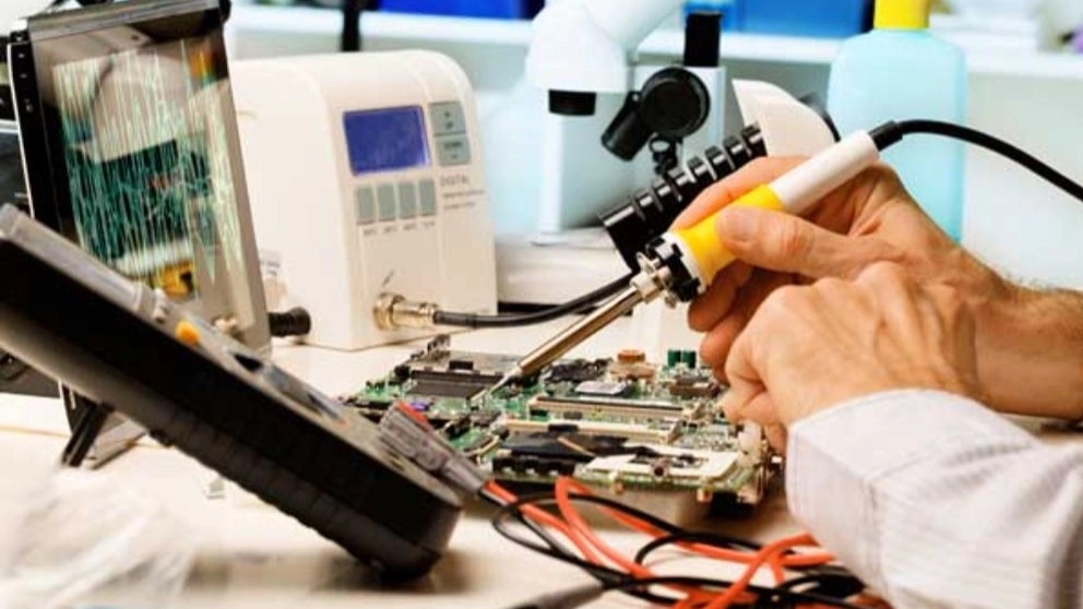 What does the repair of audio-visual equipment include?