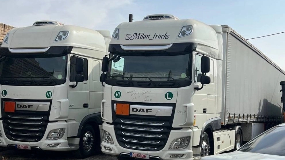 Truck exhibition in Mashhad