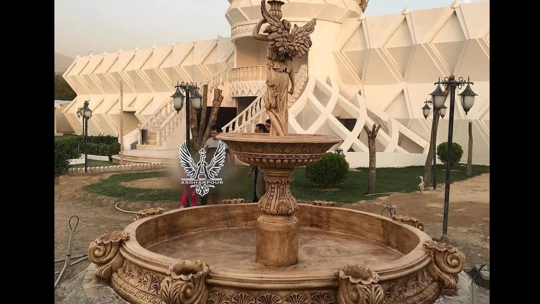 What is a fiberglass fountain?