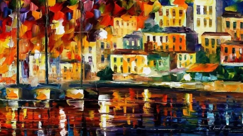 A variety of painting styles