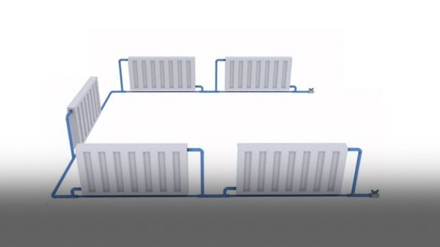 How to pipe the radiator