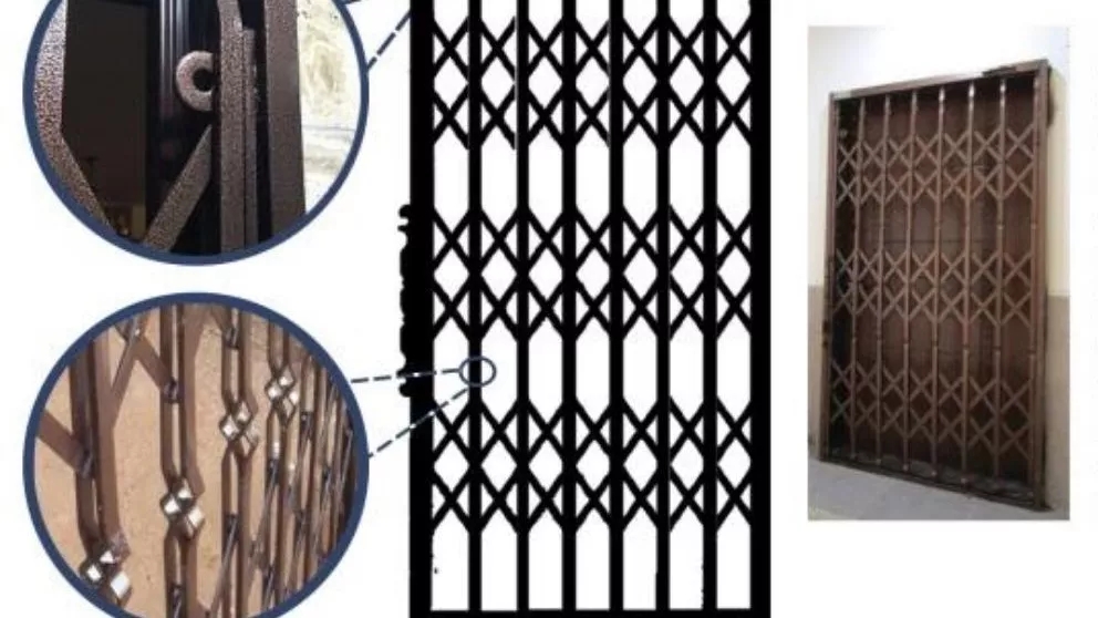Accordion door components