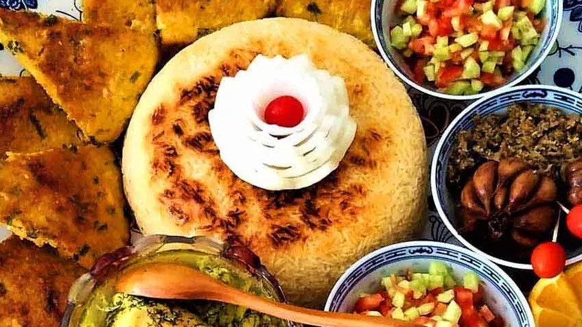 All kinds of local food in Gilan