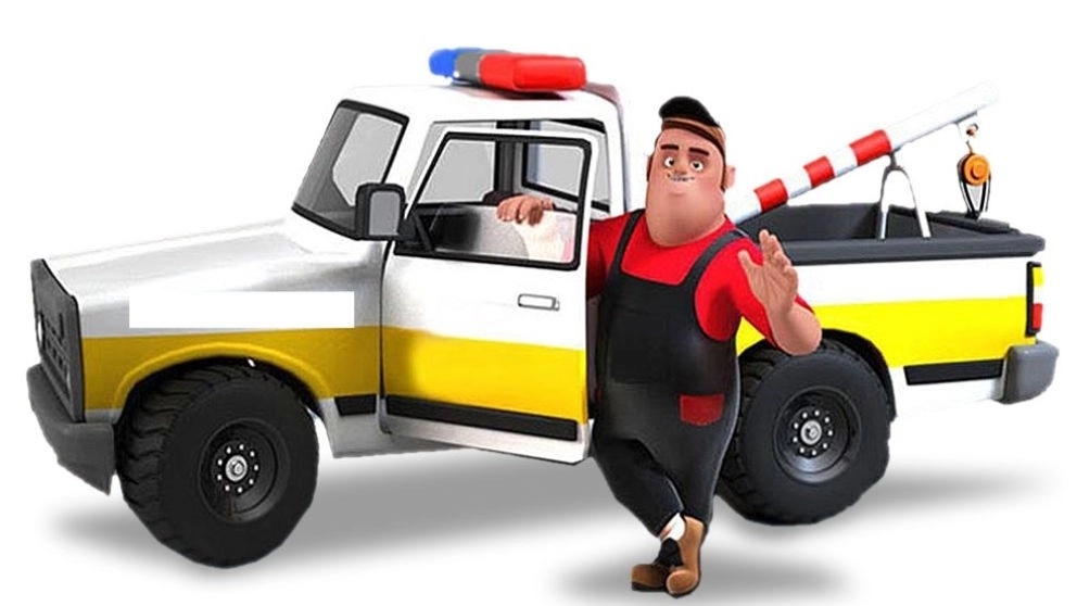 Emergency tow truck and laser truck in Rasht