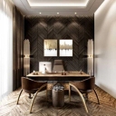Designing and implementation of all kinds of office and commercial interior decoration art deco in Khalkhal Varst