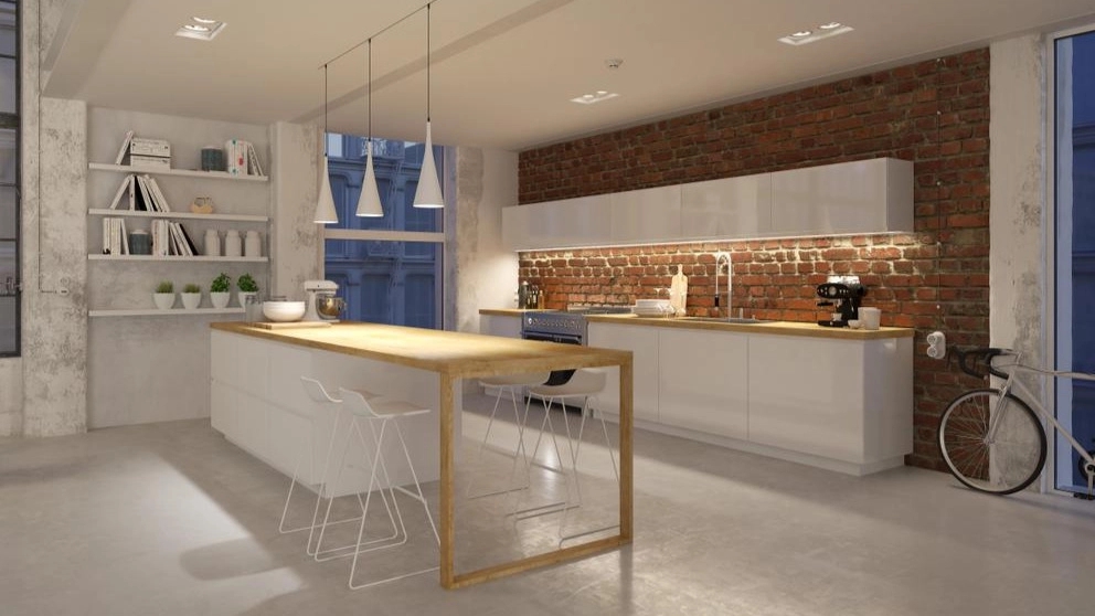 What are the unique features of a modern kitchen?