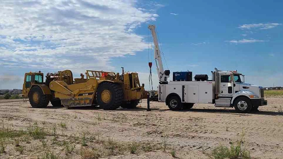 Maintenance of road construction and mining machinery