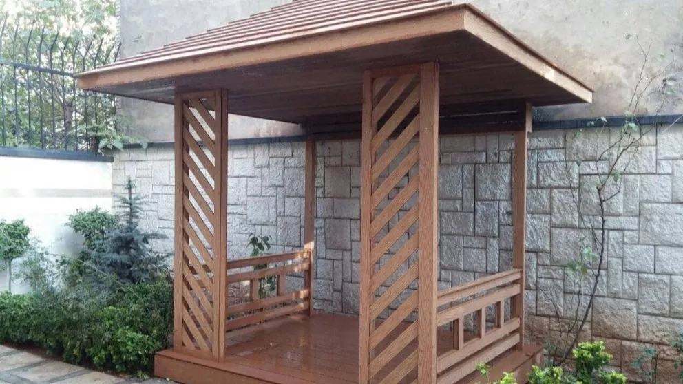 Landscaping of awnings and pavilions of Azin Sazeh in Shiraz
