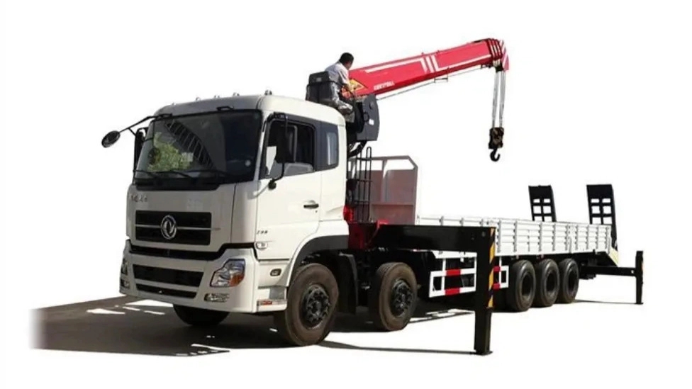 Manufacturer of all types of cranes behind the Mehran truck crane in Shahrekord