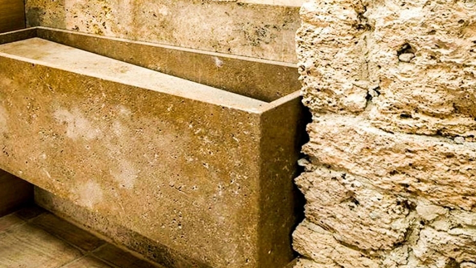 What is travertine stone?