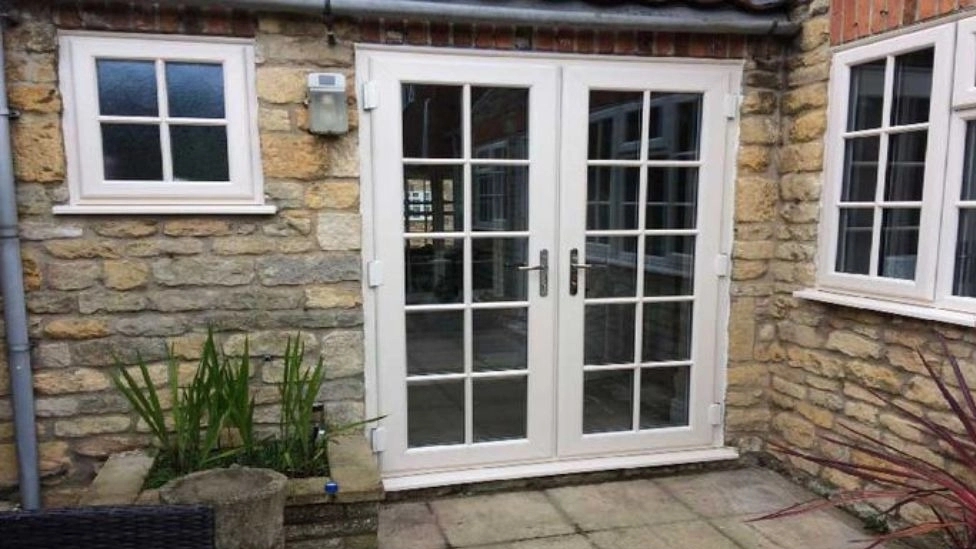 What are double-glazed aluminum doors and windows?