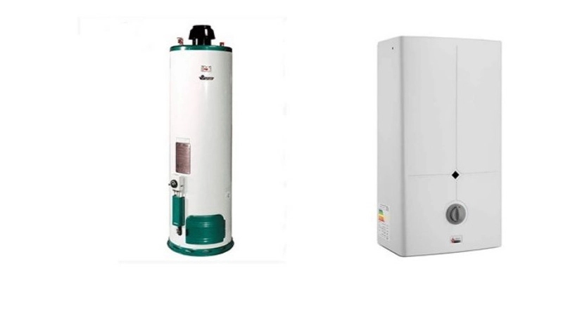 The difference between a water heater with and without a tank