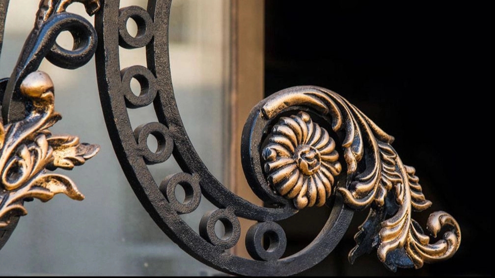 Wrought iron construction