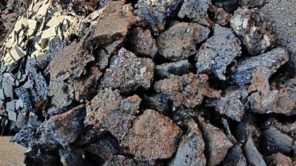 Kharsek and iron slag