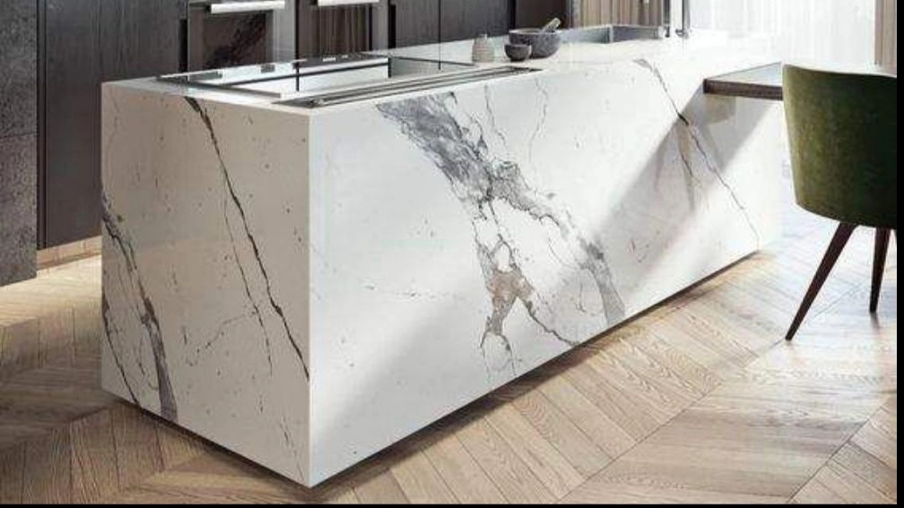 Production of cabinet tops and unique ceramic countertops by Naini Ceramics in Tabriz