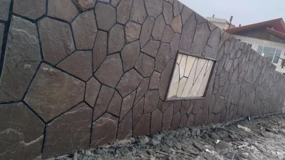 What are the characteristics of rubble stone and what is its use in the construction industry?
