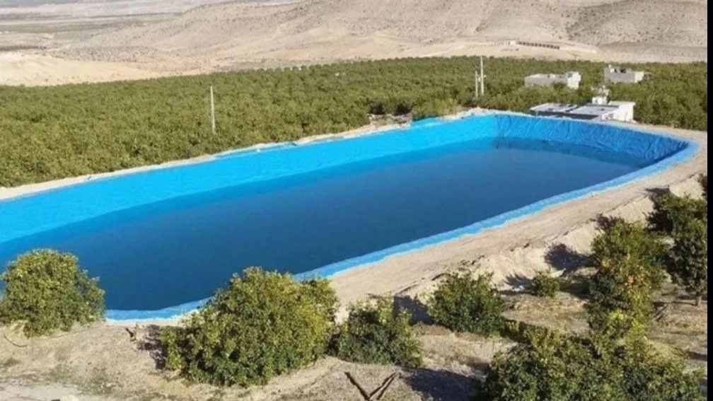 Agricultural pool and Shirmardi water storage pool in Hamadan, Chaharmahal and Bakhtiari