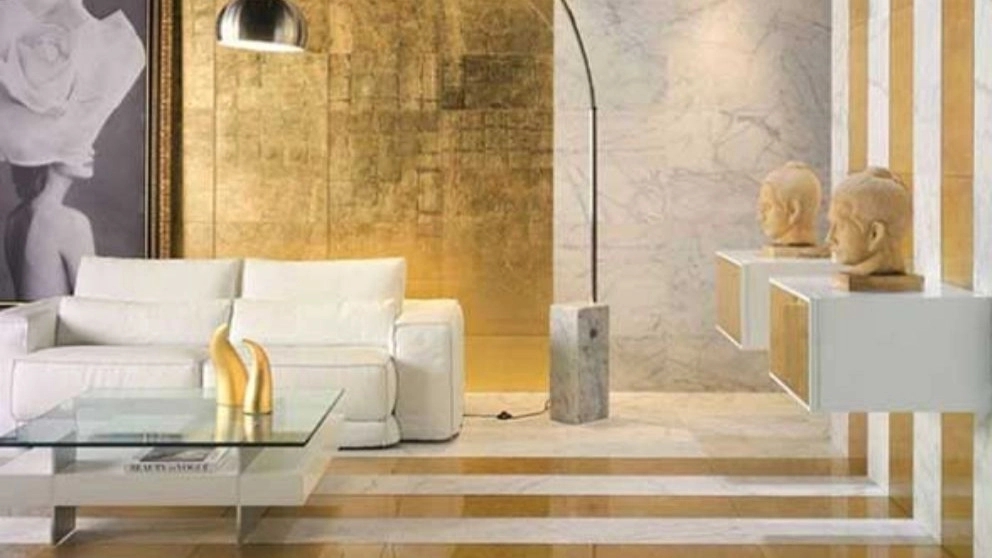 Golden color in decoration
