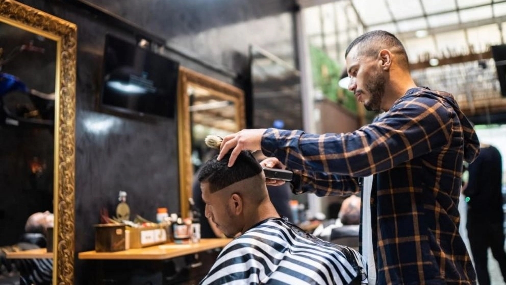 Men's barber shop services