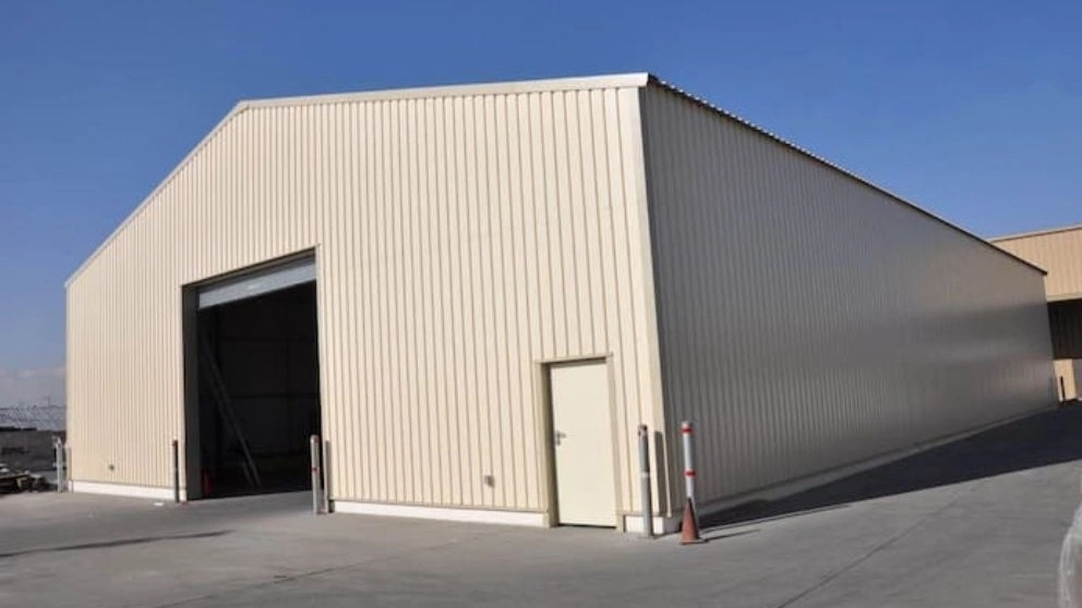 Building a shed with sandwich panels