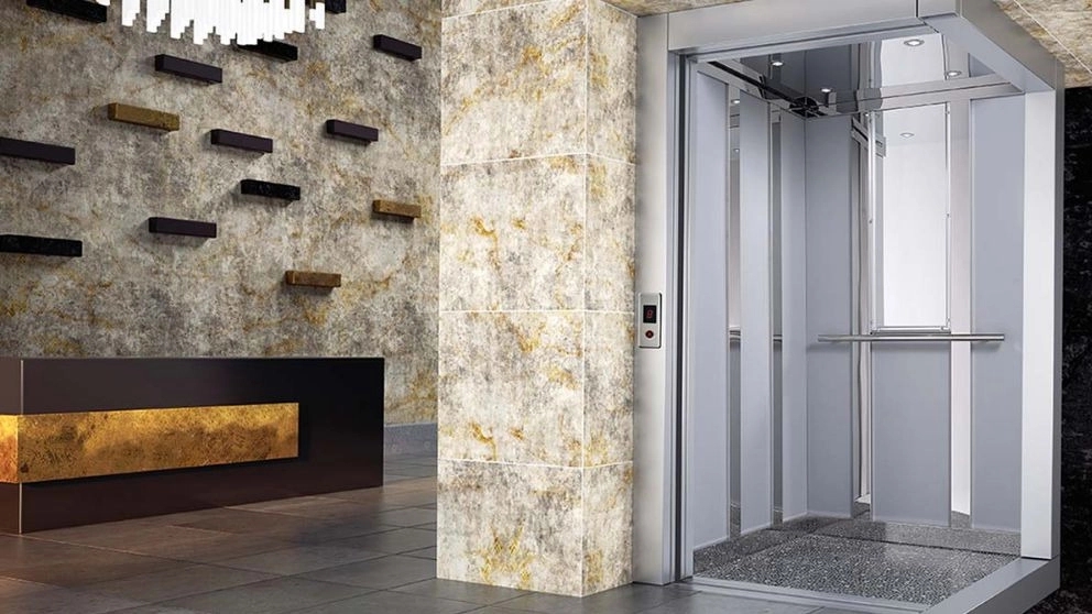 Elevator cabin door components