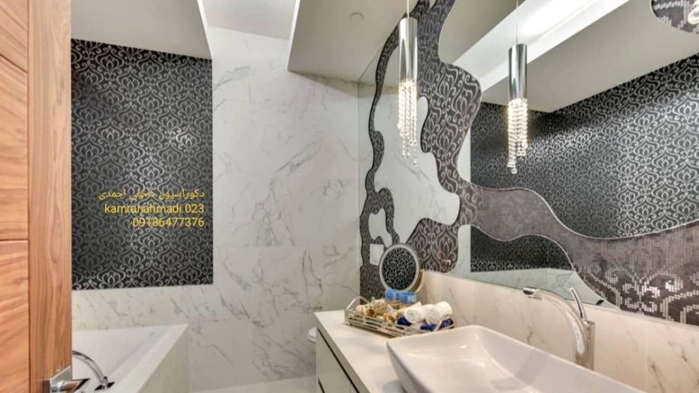 Mirror work and installation of tiles and interior decoration of Ahmadi, Harvi Square, Tehran
