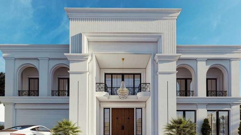 Implementation of Roman facade and Muhammadan cement facade in Ramsar, Mazandaran