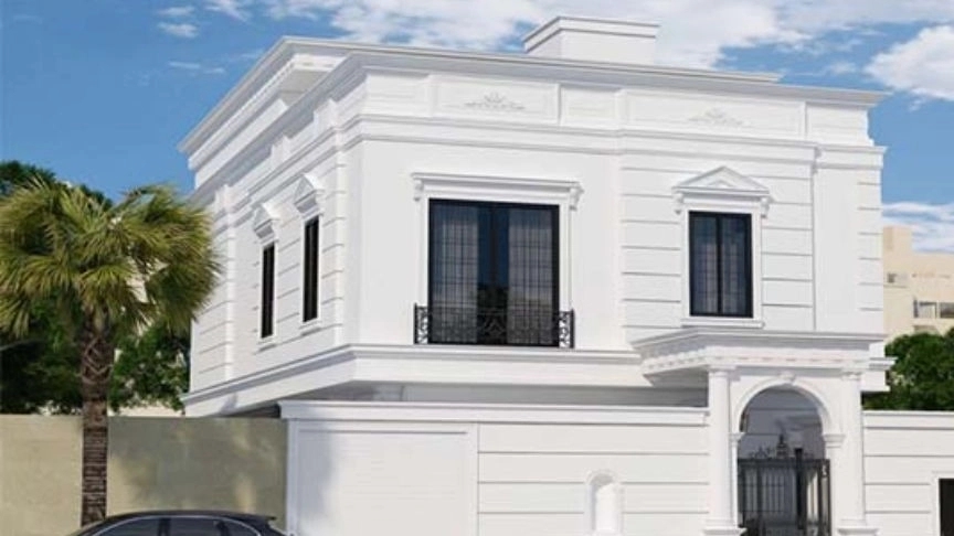 What is a cement facade?