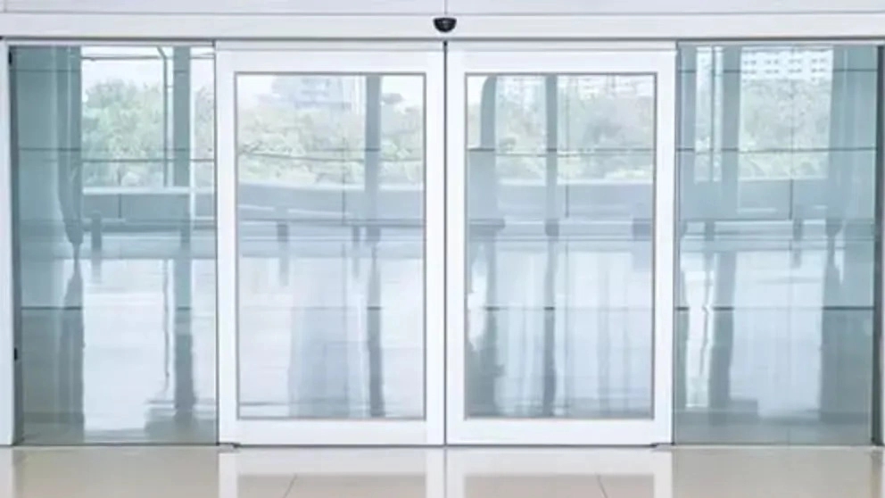 What is the function of the automatic door?