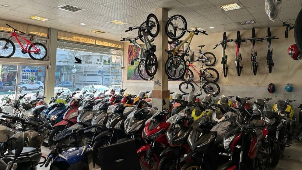 Behrouz motorcycle store in Rasht