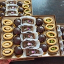 Production and sale of Kamrani date sweets in Kohnouj, Kerman