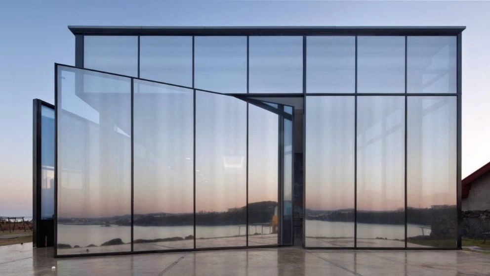 The advantage of using glass in modern buildings