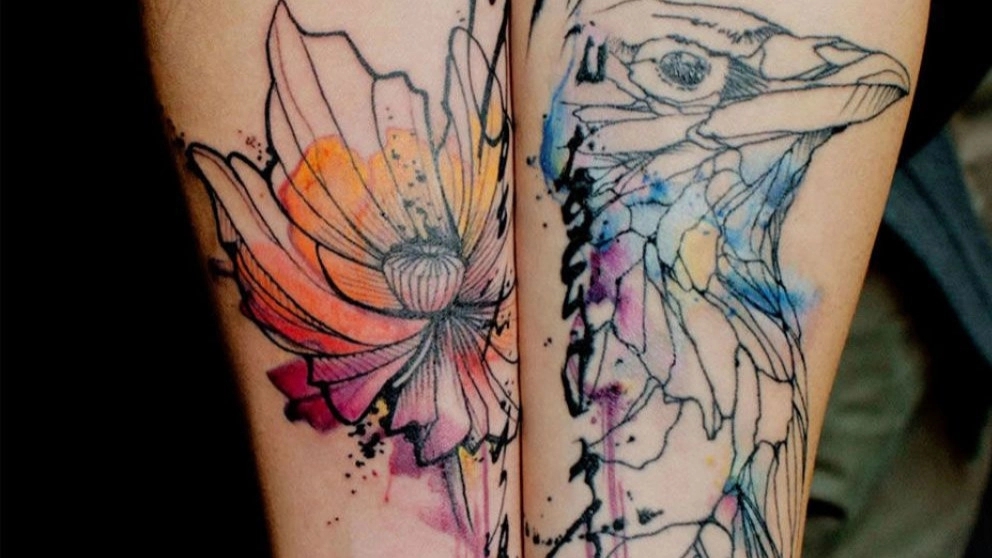 Introduction of watercolor tattoo
