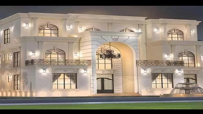 Implementation of the facade of the Roman building, Barbeque, Sarahi fence, Raham Nama, in Khorram Abad, Lorestan