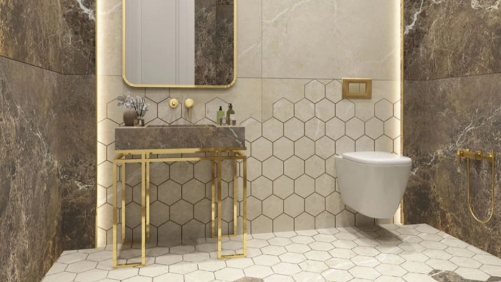 Ceramic tile store, sanitary ware and Moghadam faucets in Talash