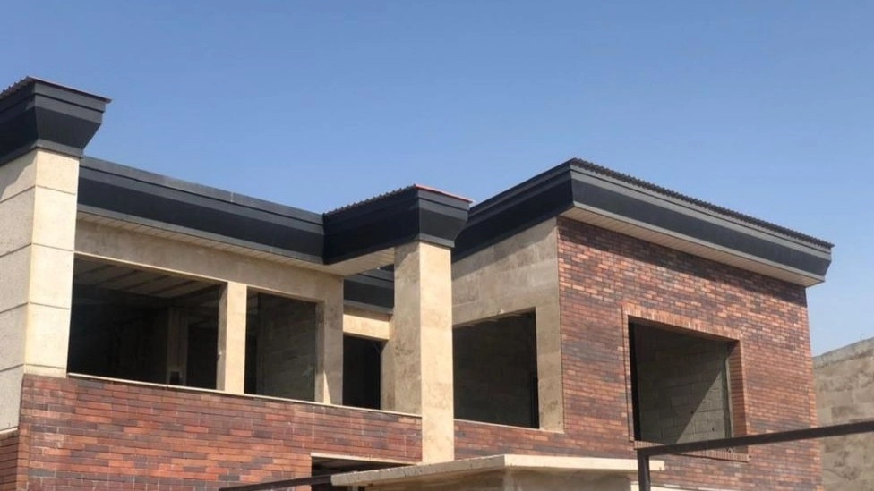 Design and implementation of metal flashing facade by Adel Azar Navin in Tehran