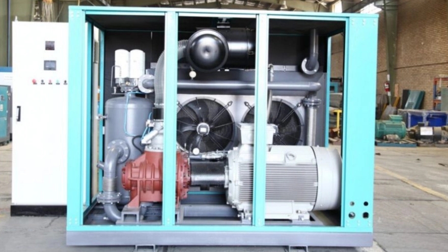 How to transfer the power of compressed air screw compressor