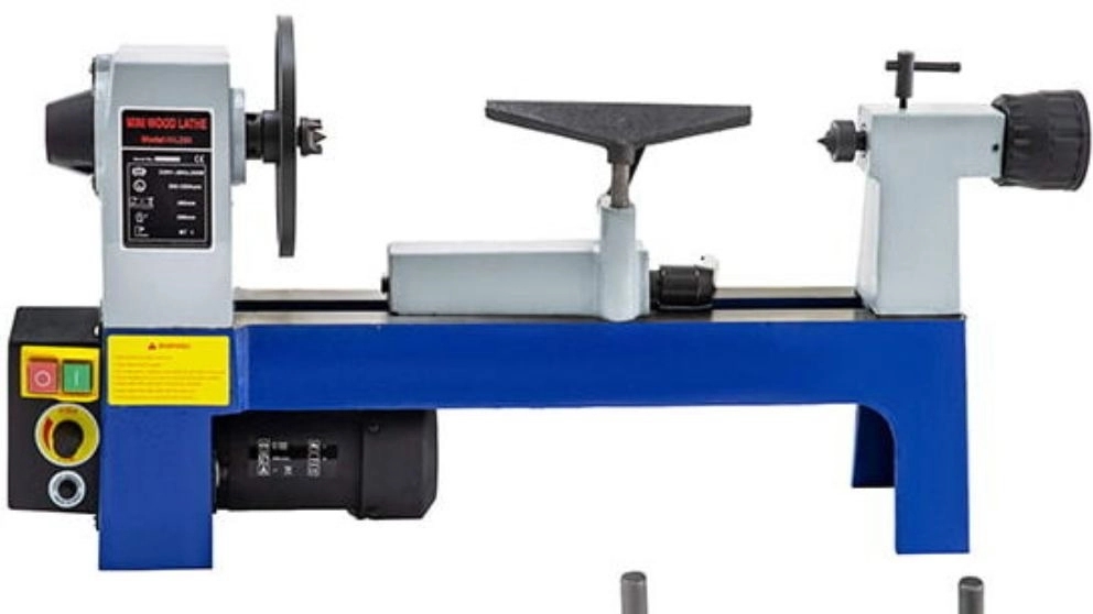 The manufacturer of wood turning machines and bowls, Saeed Khanei, in Sabzevar, Khorasan, Razavi