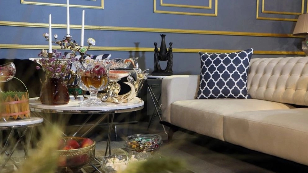 Nice sofa feature