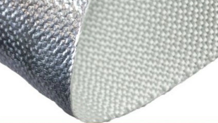 Fiberglass fabric with foil
