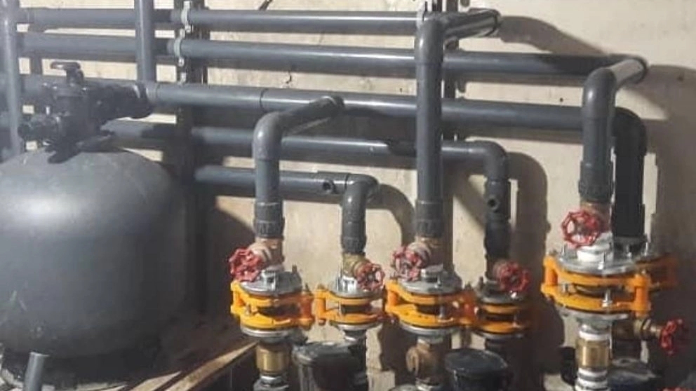 Piping and pump installation of Mad Tasl Bani Hashem Tehran company