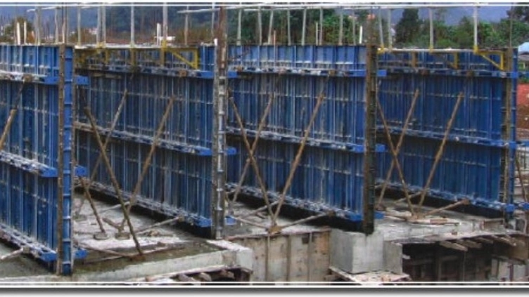 Design and production of prefabricated concrete wall formwork concrete 1 in Qazvin